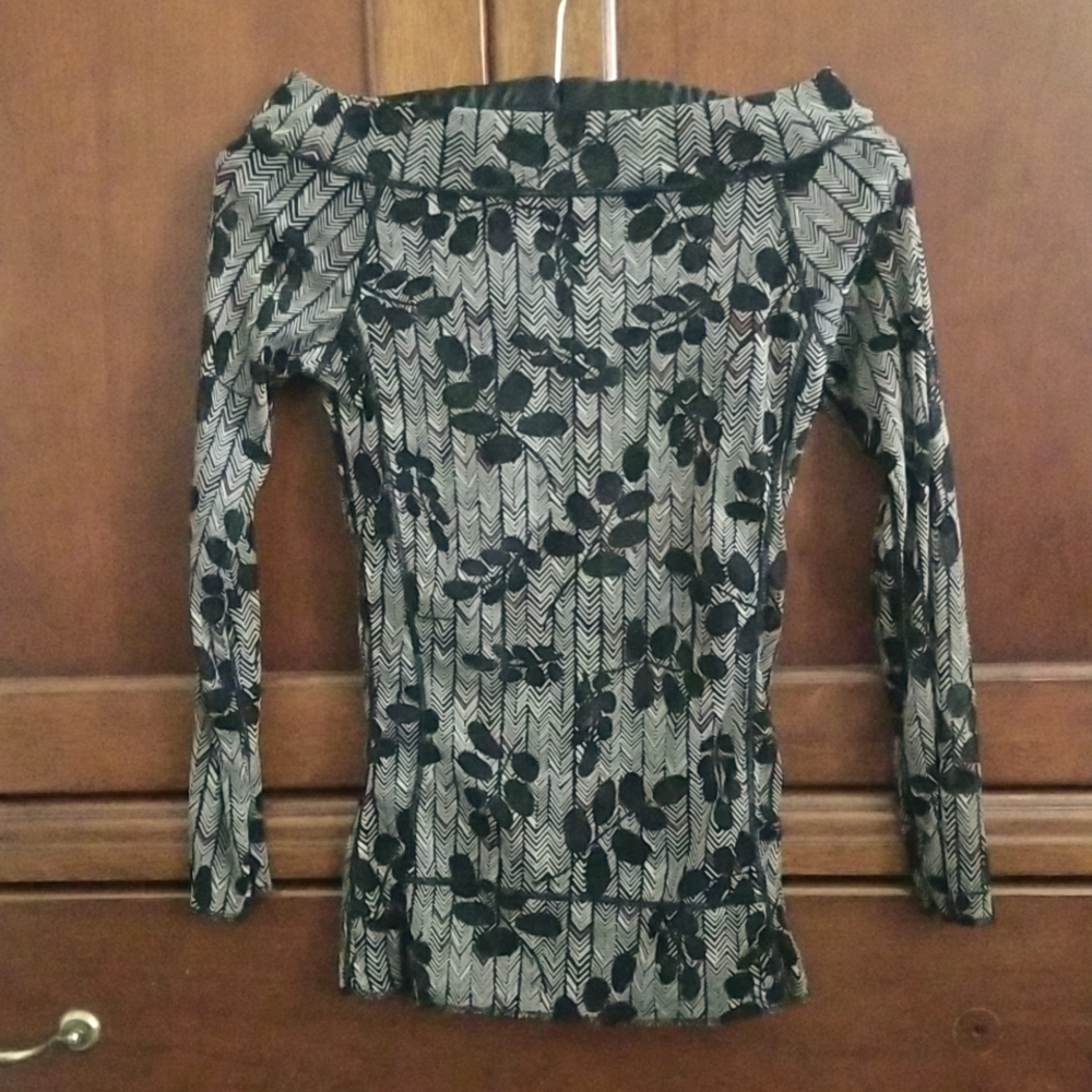 The Limited Sheer Off-the- Shoulder  Top - Size X-Small